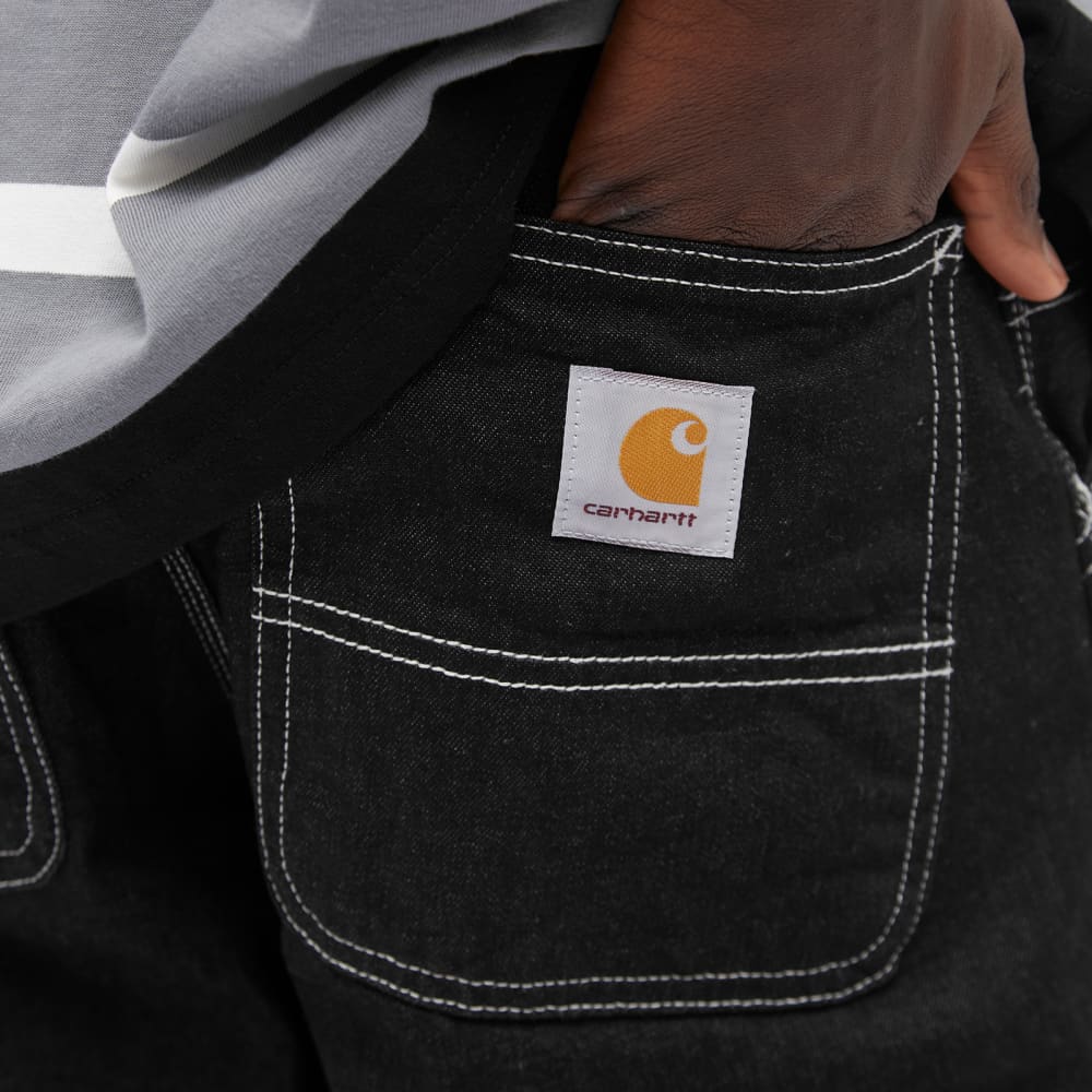 بنطلون جينز سادة من Carhartt WIP، أسود