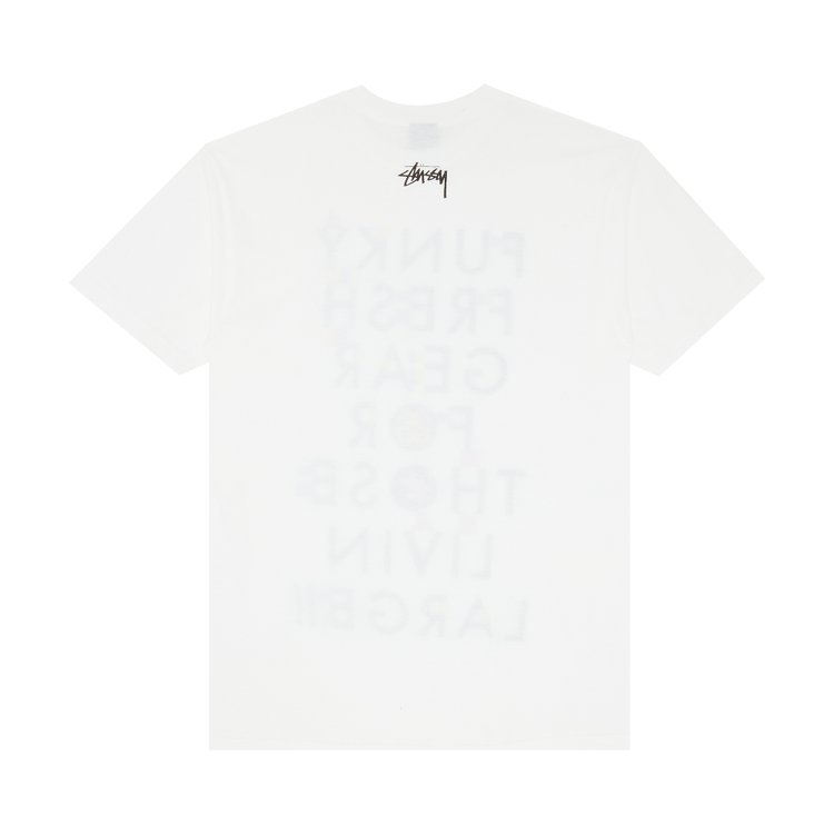 تي شيرت Stussy Funky Fresh Gear For Those Livin Large!! 'White'