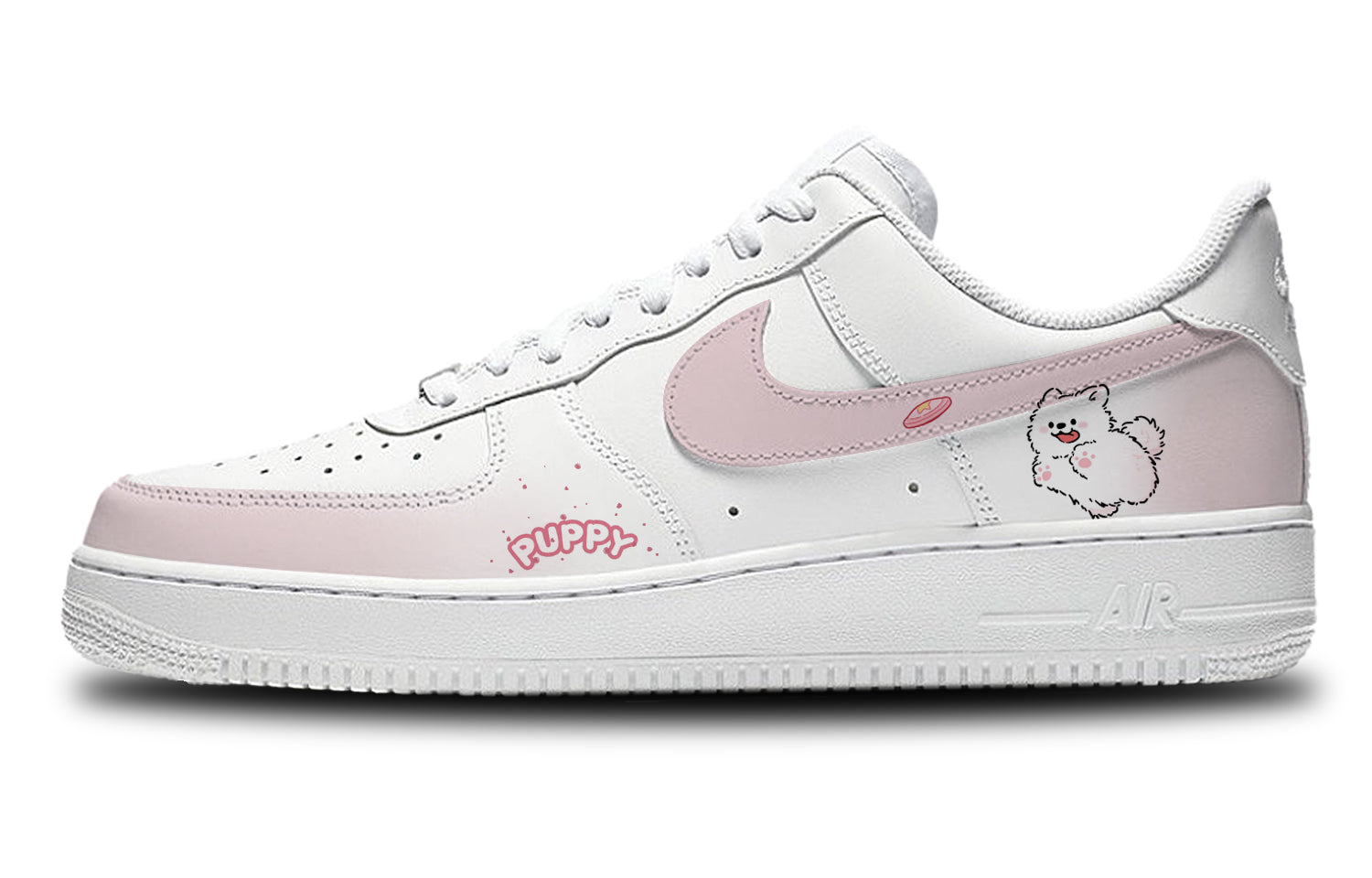 Nike Air Force 1 Skateboarding Shoes Unisex Low Top Pink White