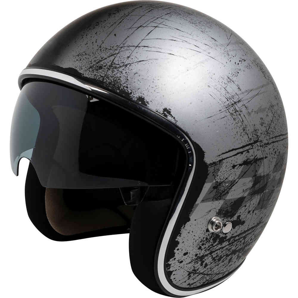 77 2.5 Jet helmet IXS, silver/black