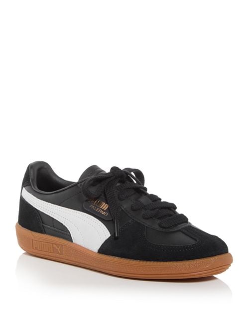 Palermo PUMA Women's Low Top Sneakers, Black