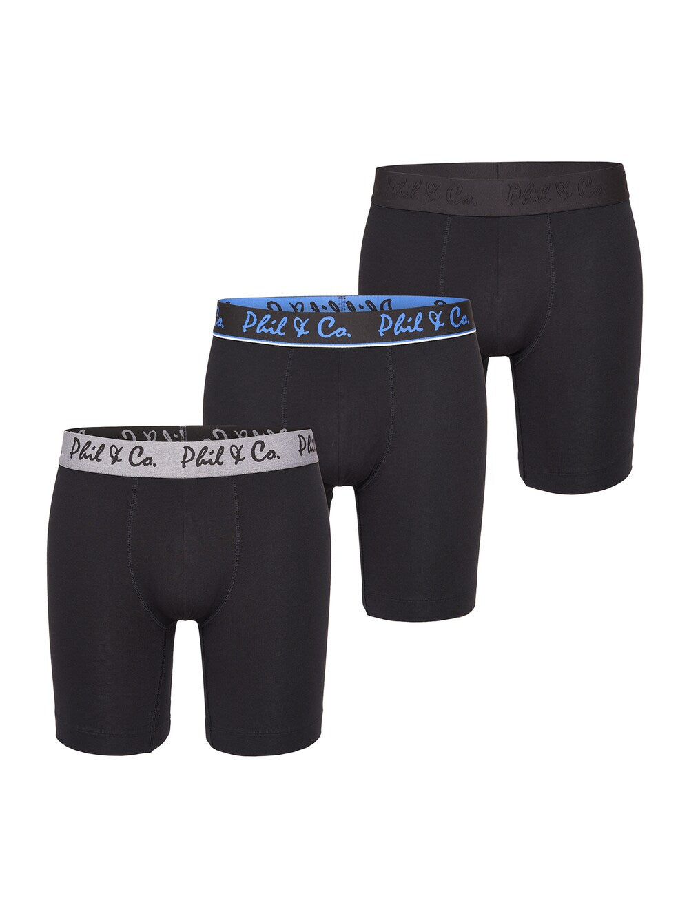 Boxer briefs Phil & Co. Berlin Jersey Long Boxer, black