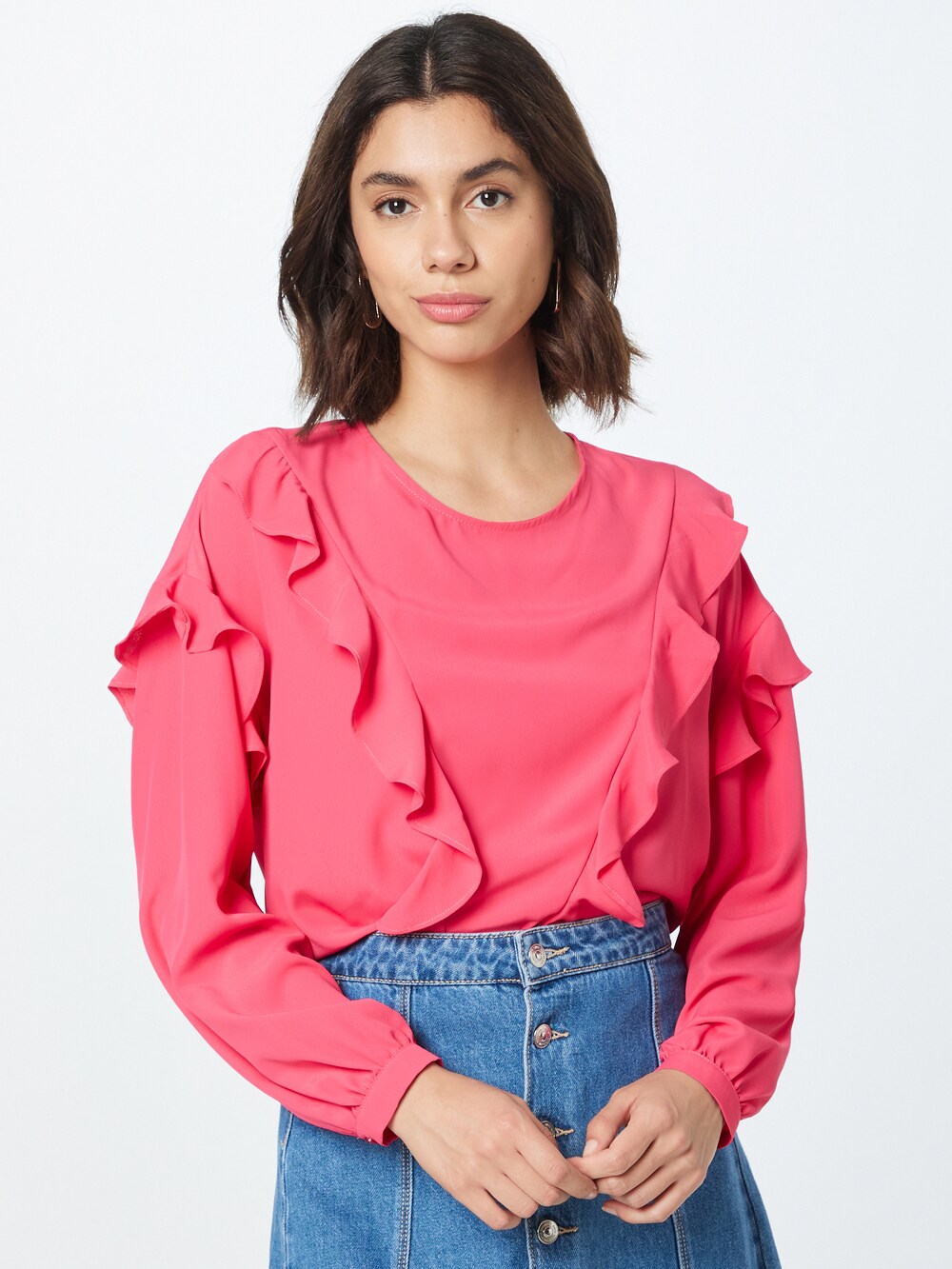 Wallis blouse, coral