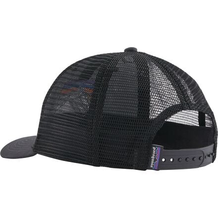 Line Logo Ridge LoPro Patagonia Trucker Cap, Black