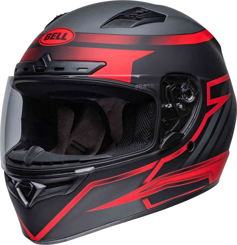 Mips Raiser DLX Bell Qualifying Helmet, Matte Black/Red