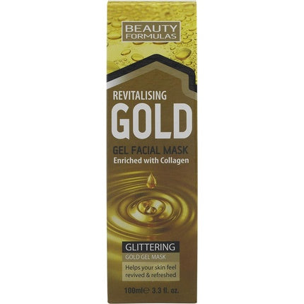 Revitalizing gold gel face mask, Beauty Formulas