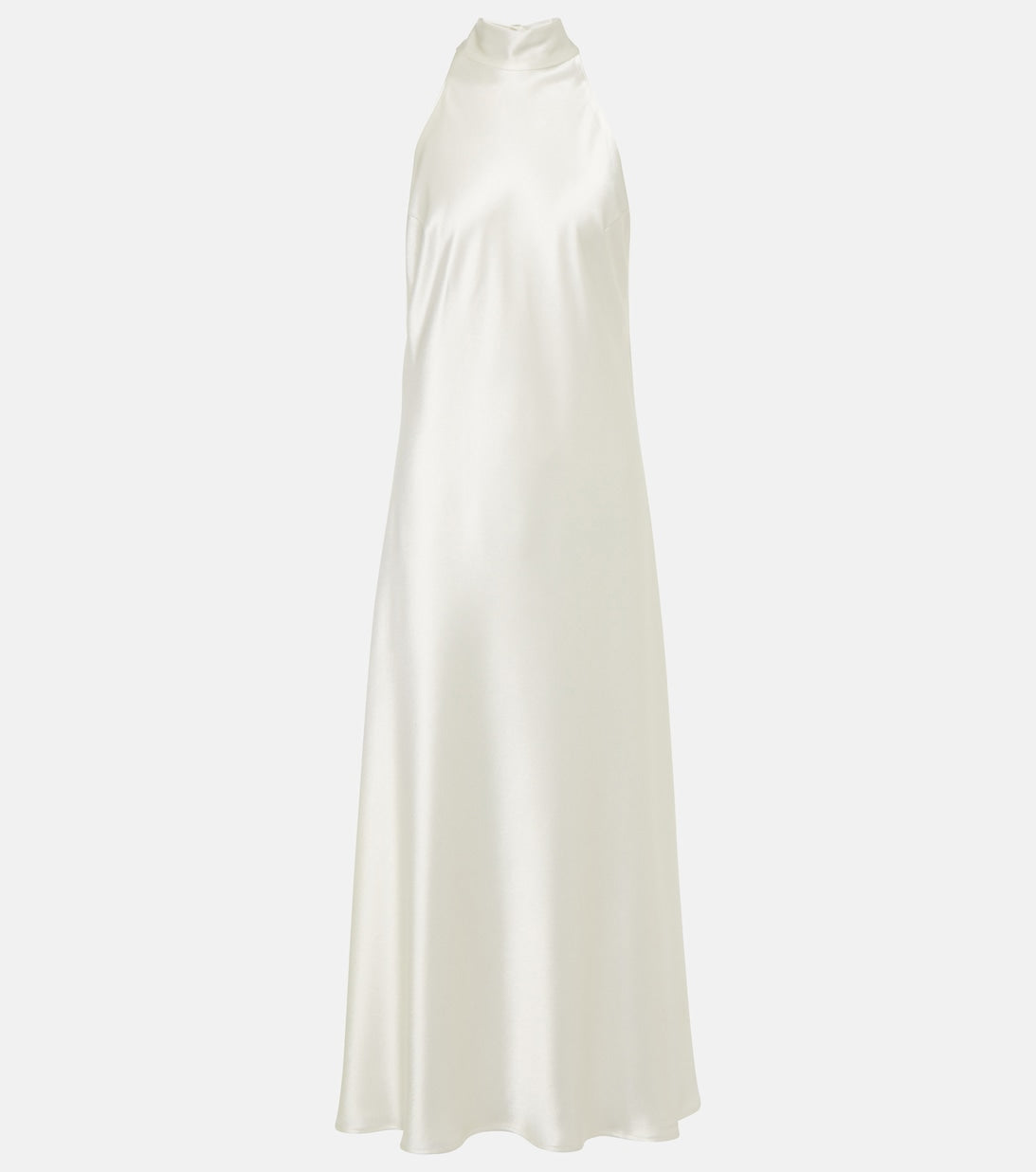 Satin midi dress Bridal Cova GALVAN, white