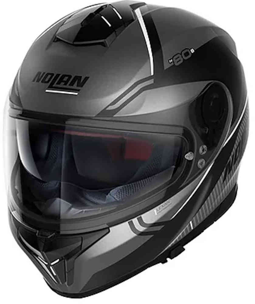 N80-8 N-Com Nolan Insightful Helmet, Grey/White