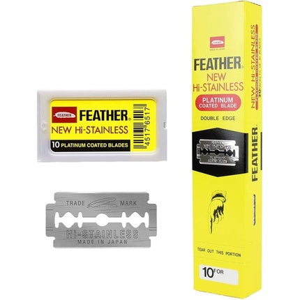 Double edge safety razor blades, 200 pcs., Feather