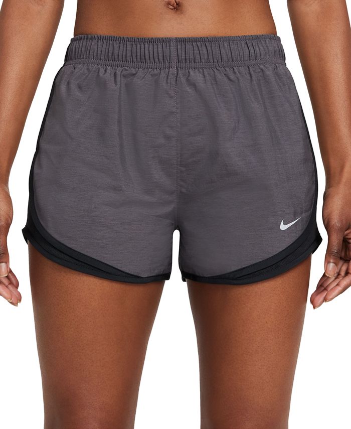 Nike Women's Tempo Lined Running Shorts in Black Heather