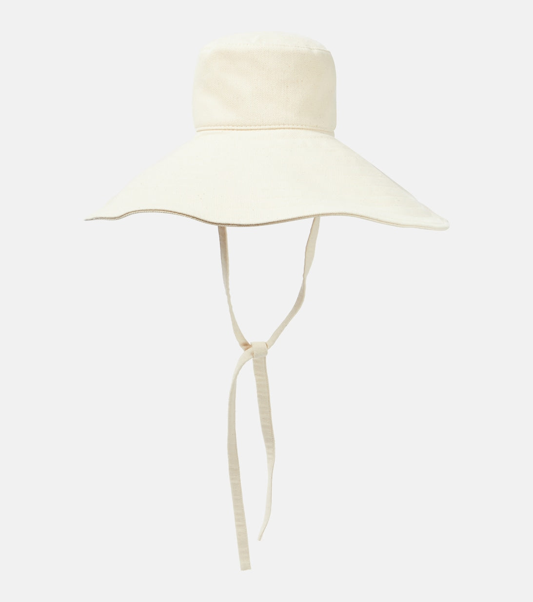 Cotton canvas bucket hat Ruslan Baginskiy, white