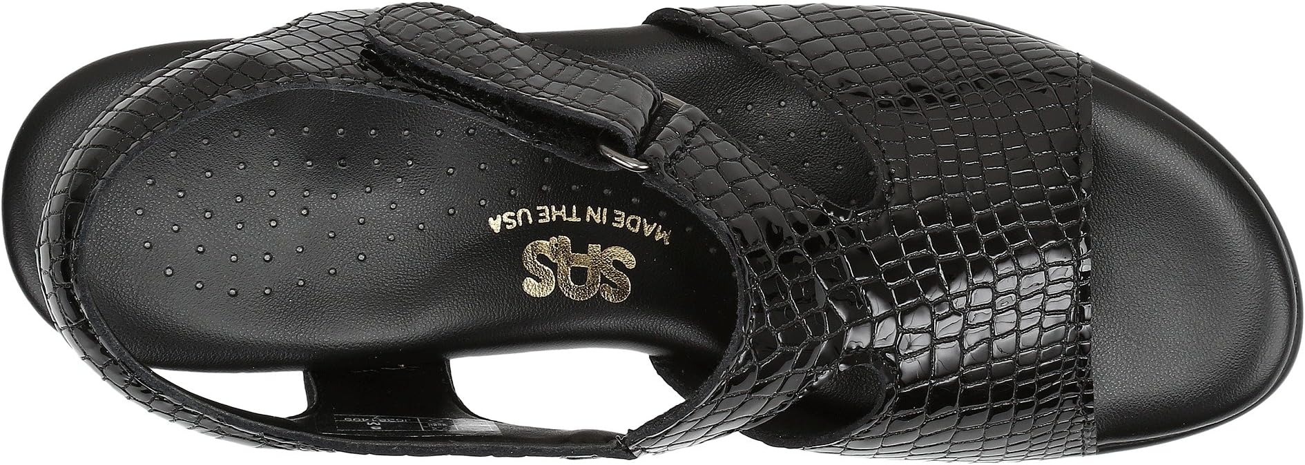 Suntimer SAS sandals, Black Croc