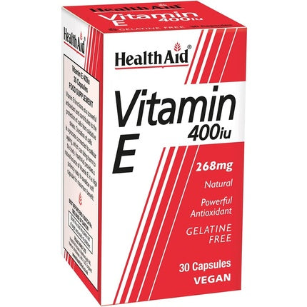 Vitamin E 400 IU 30 capsules, Healthaid