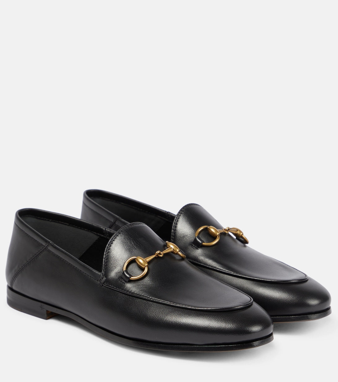 Horsebit Gucci leather loafers, black