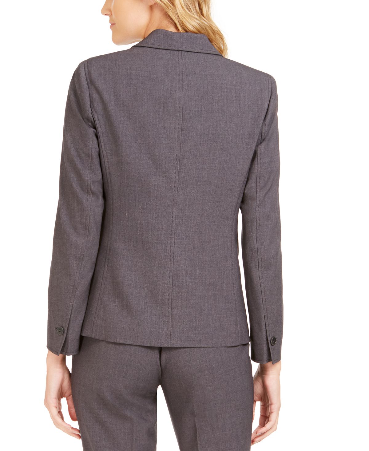 Anne Klein One Button Notched Lapel Blazer