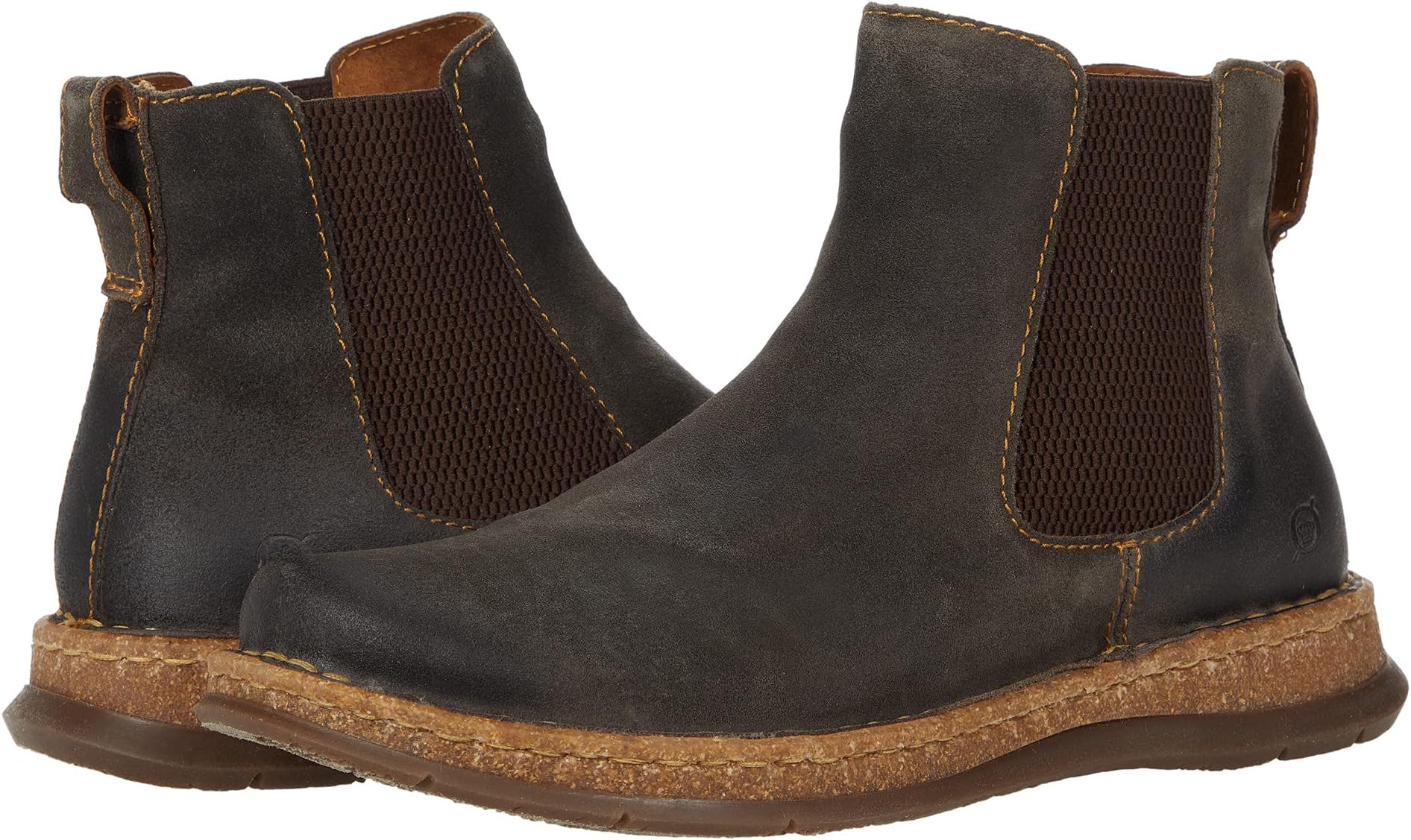 Brody Born Chelsea Boots in Dark Gray Dist