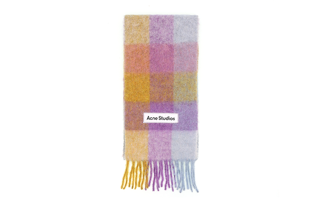 Acne Studios Women's Knitted Scarf, Multicolor