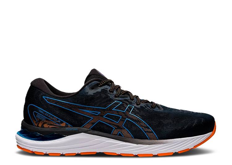 ASICS GEL CUMULUS 23 4E WIDE 'BLACK REBORN BLUE' sneakers, black