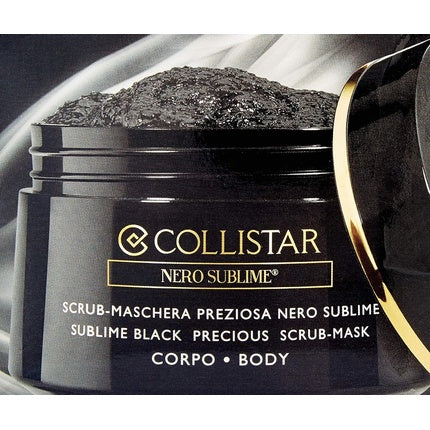 Exfoliating body mask Sublime Black Precious, 450 ml, Collistar