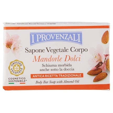 Body soap with almond oil 250g, I Provenzali