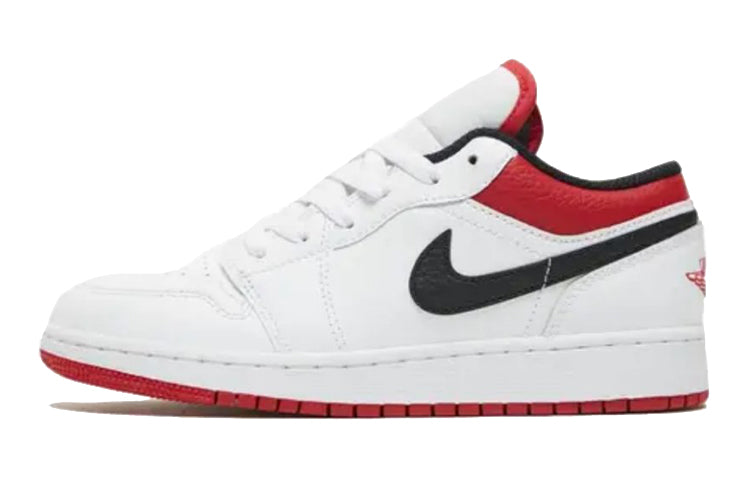 Jordan 1 Low White Gym Red (GS)