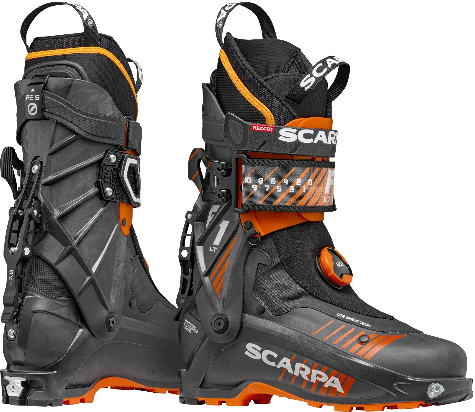 F1 LT Touring Ski Boots - Men's - 2023/2024 Scarpa, Black