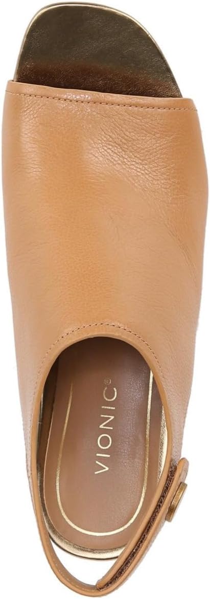 Valencia VIONIC Sandals, Camel Leather