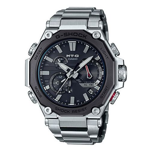 ساعة CASIO G-Shock MT-G 'Silver' باللون الأسود