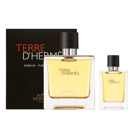 Gift set Hermes Terre D' for men, eau de parfum, 75 ml + 12.5 ml, Hermеs