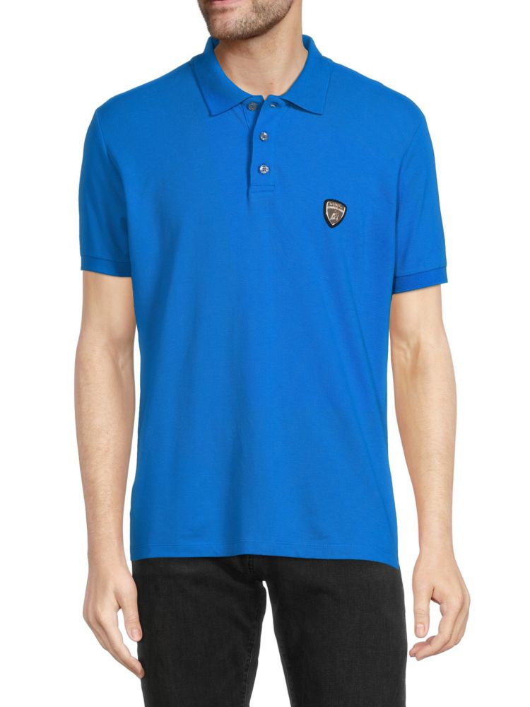 Lamborghini Solid Polo, Blue