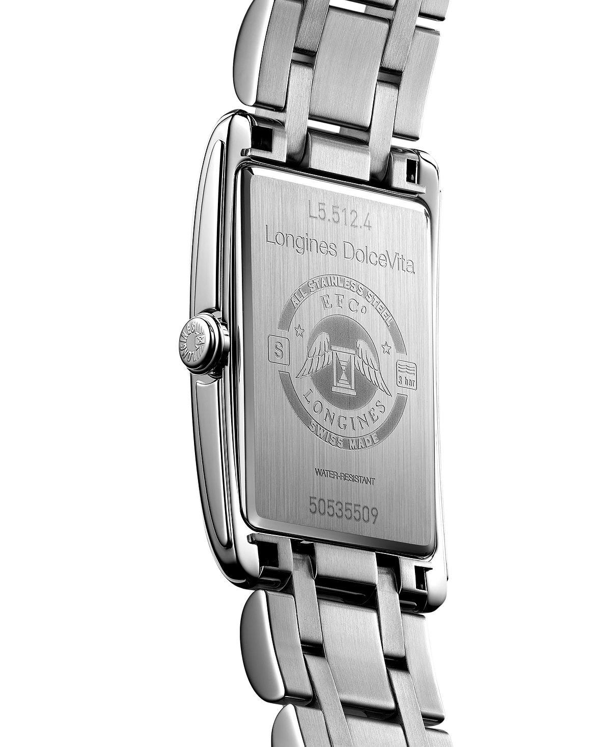 Women's Swiss watch Dolce  Vita with stainless steel bracelet 23 mm Longines silver