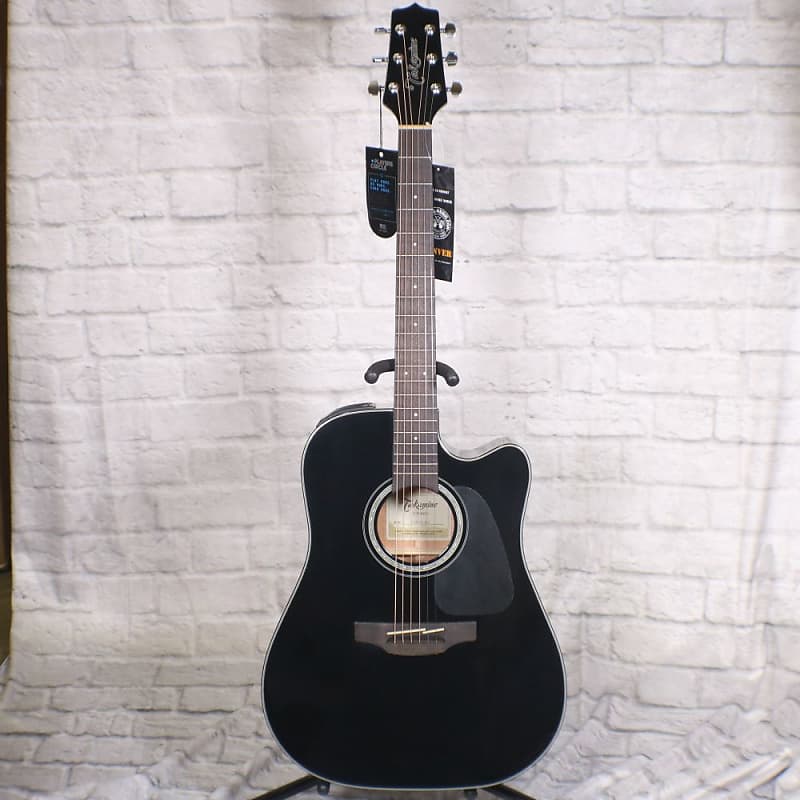 جيتار صوتي/كهربائي Takamine GD30CE-BLK Dreadnought