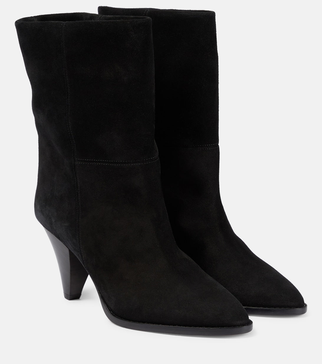 Rouxa Isabel Marant suede ankle boots, black