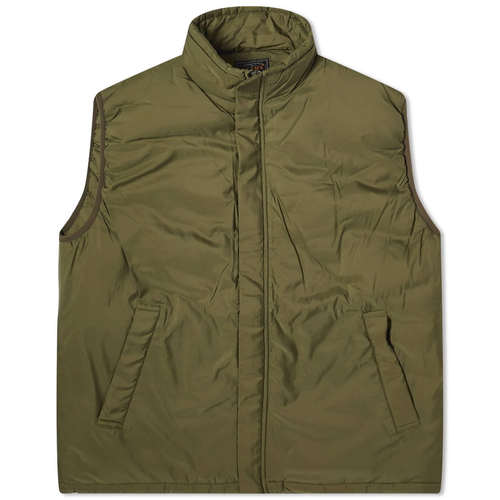 Beams Plus Mil Ripstop Puff Vest, olive