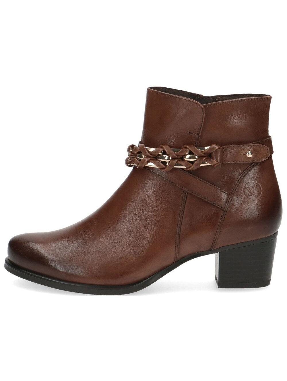 Caprice ankle boots, cognac