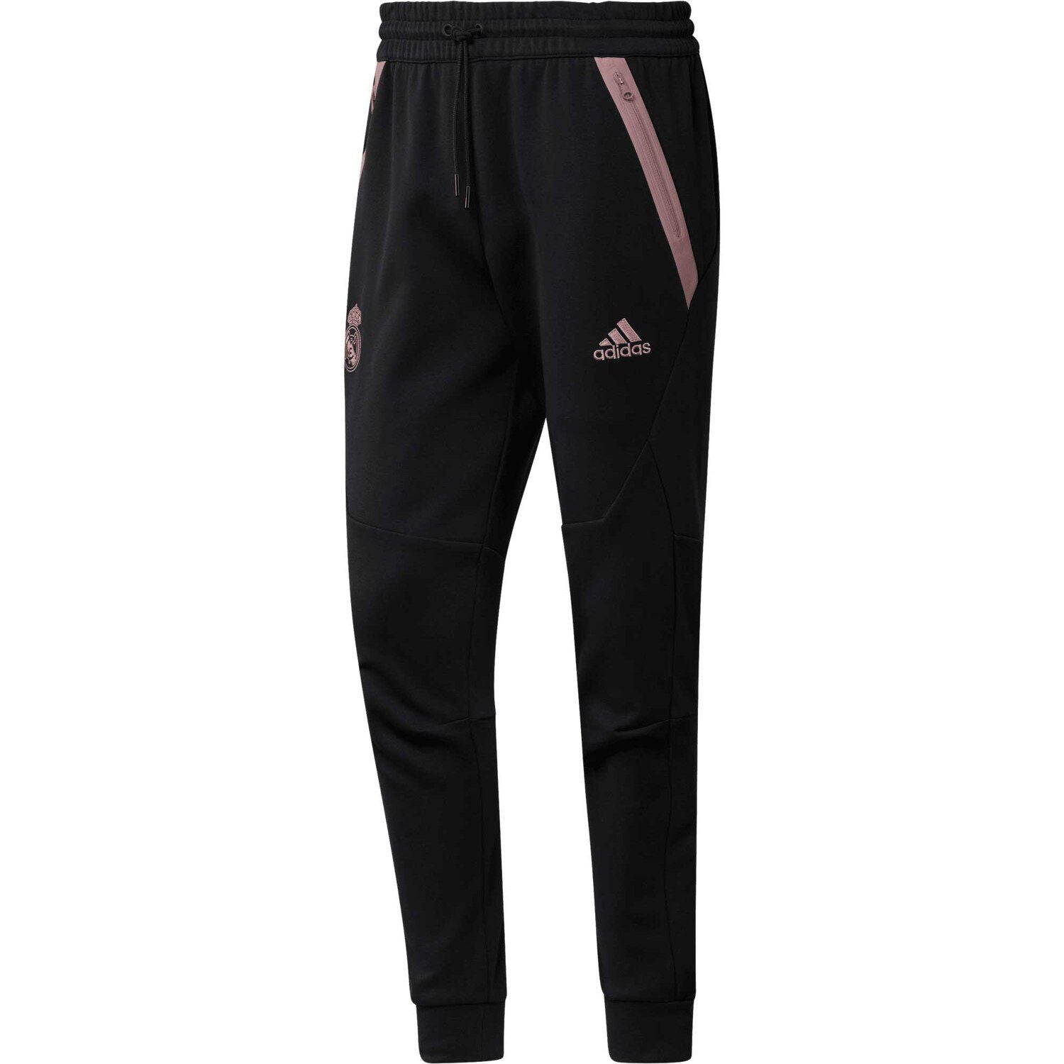 adidas Real Madrid Men's Black Travel Pants