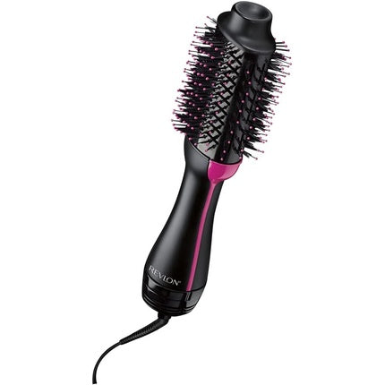 One-Step Hair Dryer and Volumizing Brush, Black/Pink, Revlon