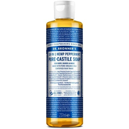 Magic soap Dr Bronner Peppermint All-One, 240 ml, Dr. Bronner's