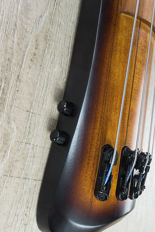 جيتار باس Ibanez UB804 Bass Workshop Upright 4-String Electric Fretless Mahogany Oil Burst