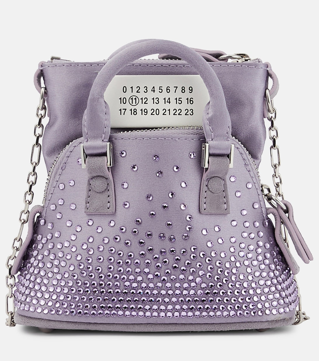 5AC Classique Maison Margiela Children's Leather Crossbody Bag, Purple