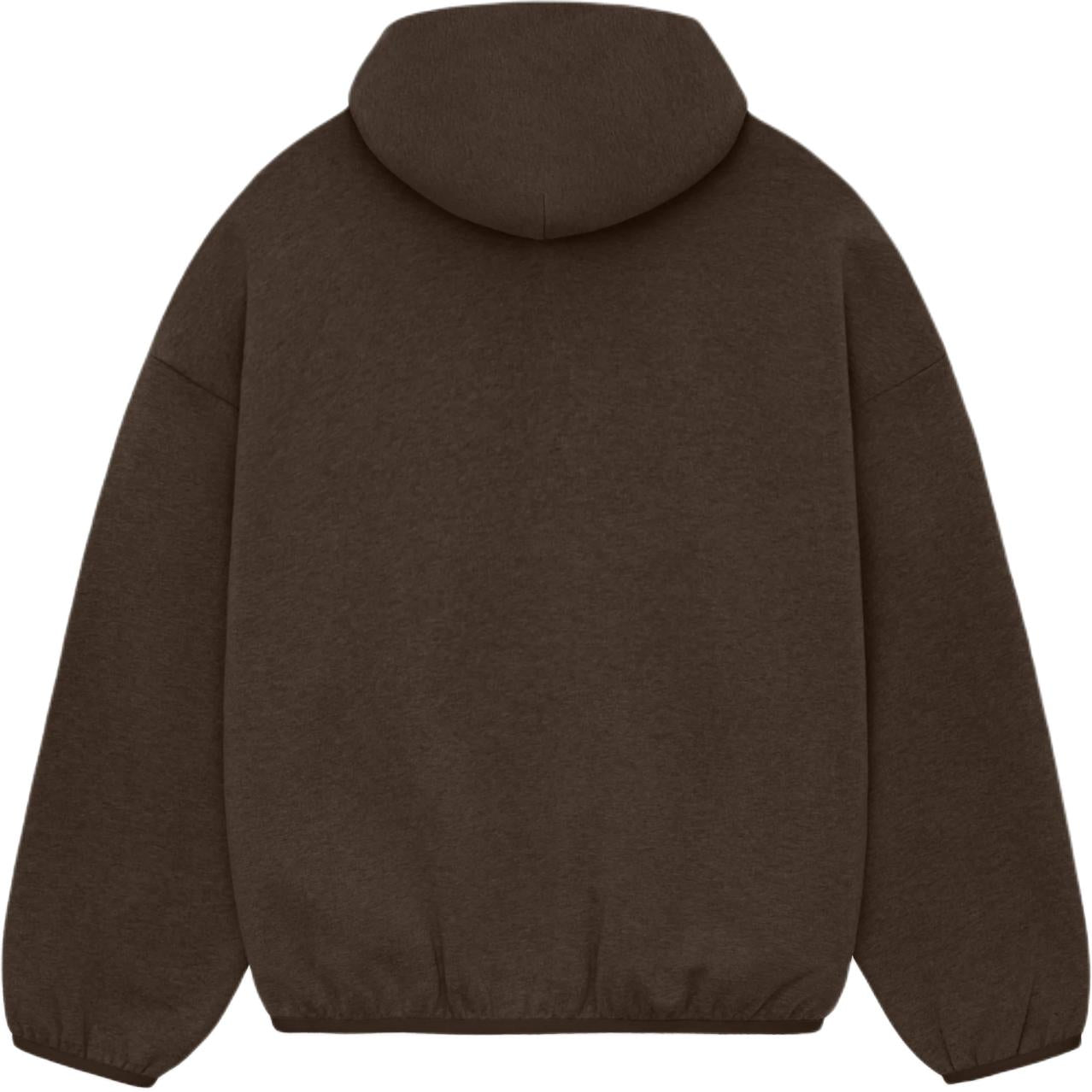 Fear Of God Essentials Main Collection Hoodie in Chestnut/Heather Wood