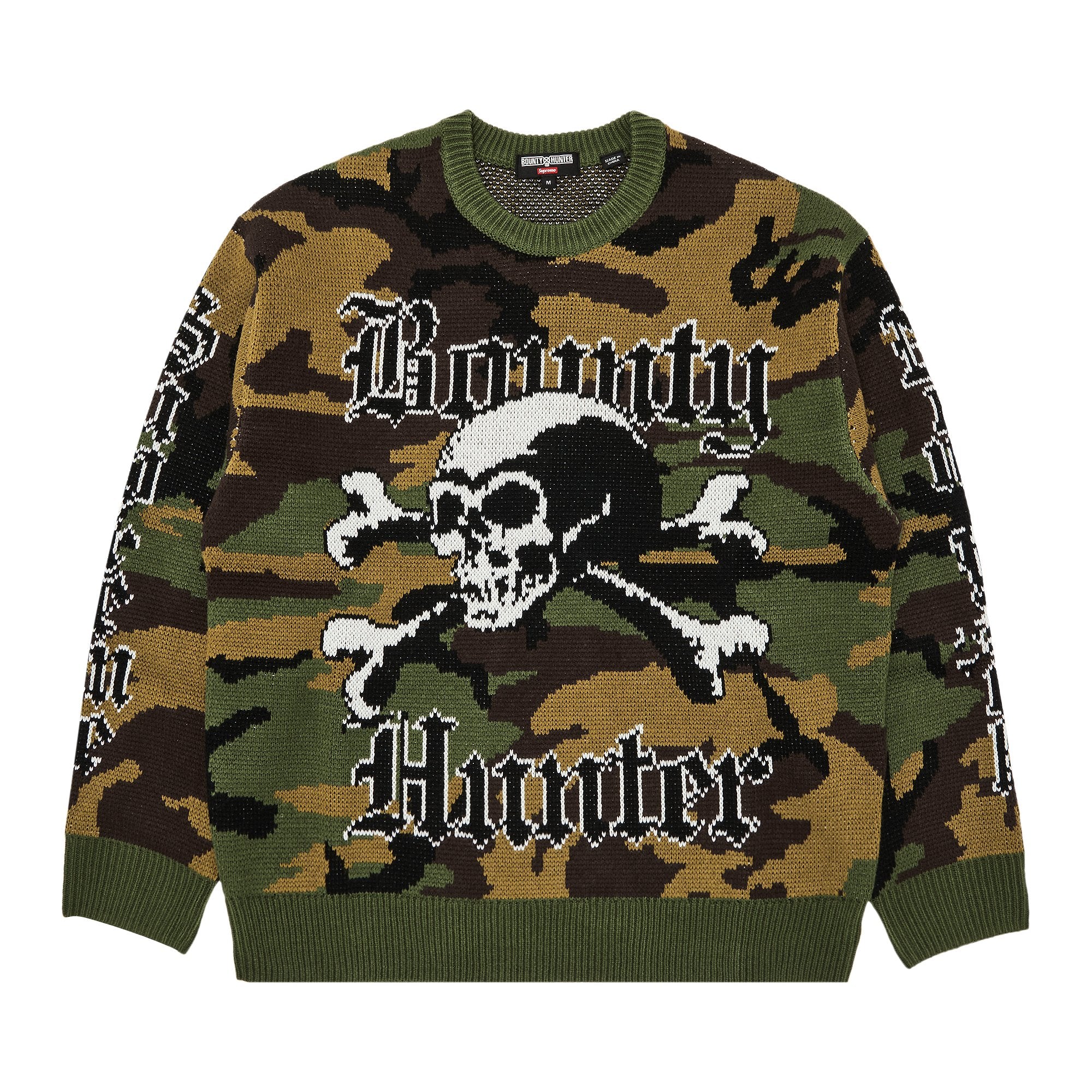 Supreme x Bounty Hunter Sweater, Woodland Camo