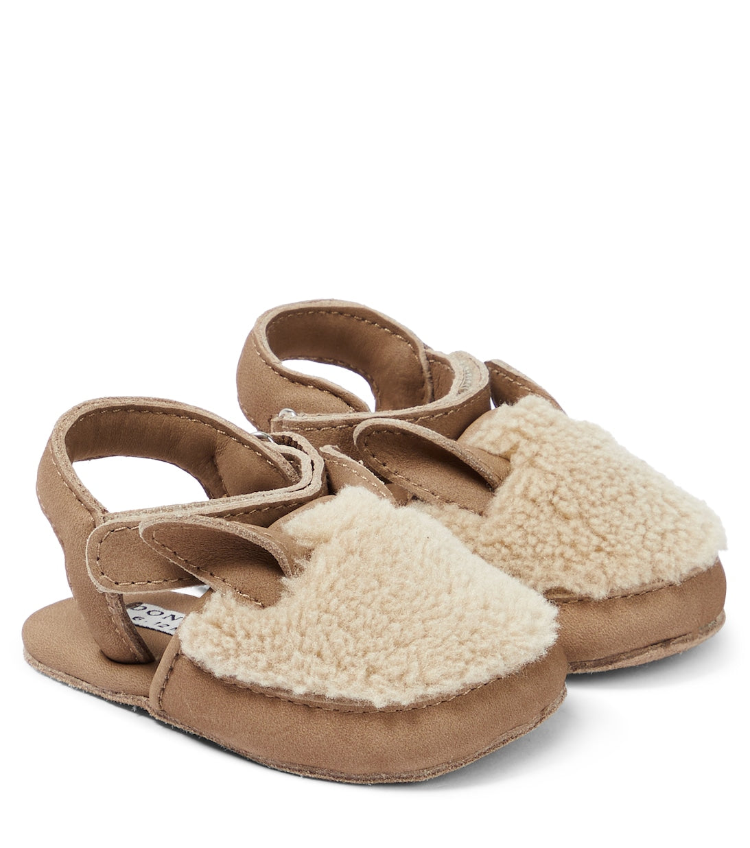 Baby Romi Donsje leather sandals, beige