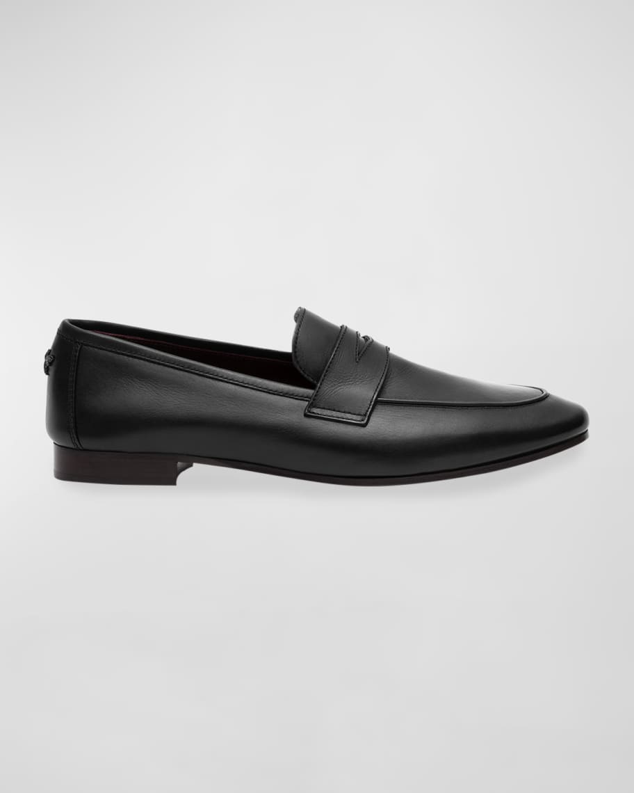 Flaneur Bougeotte Leather Flat Penny Loafers