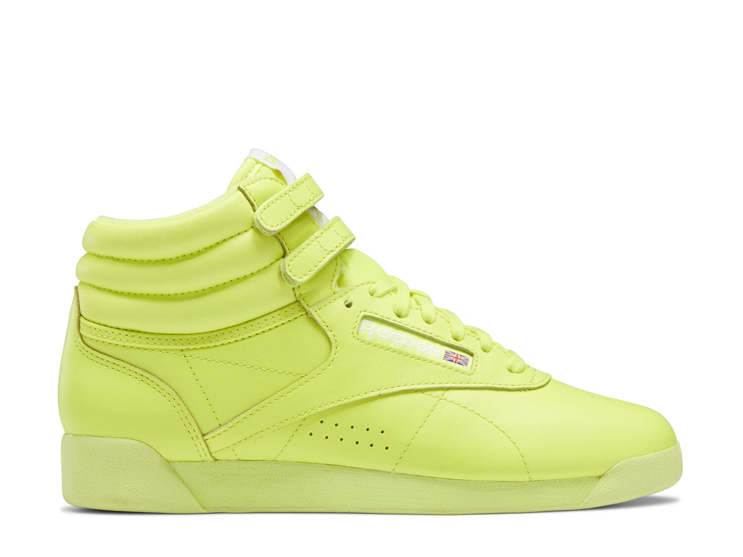 Reebok Freestyle Hi High Sneakers, Yellow