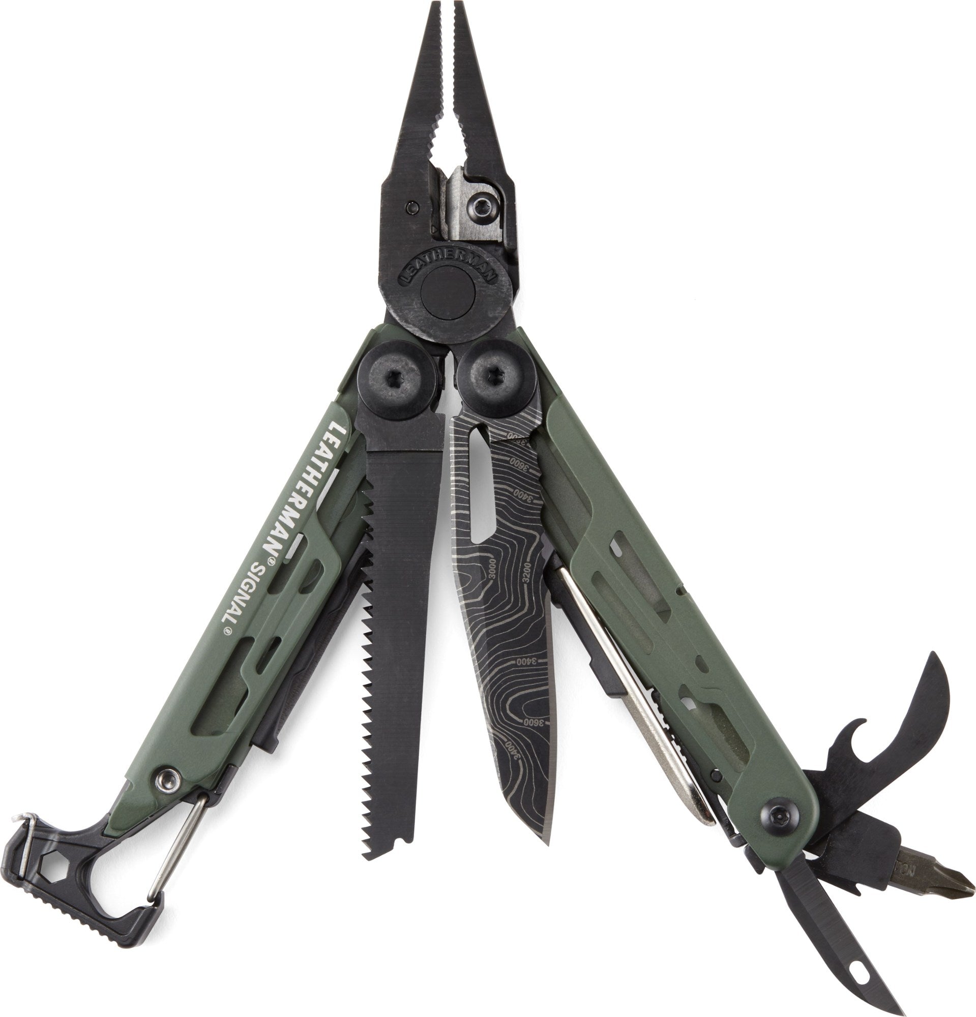 Multitool Signal Topo Leatherman, green