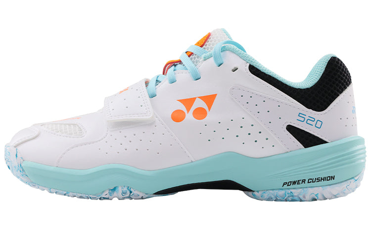 Yonex 520 Series Unisex Badminton Shoes, White/Orange