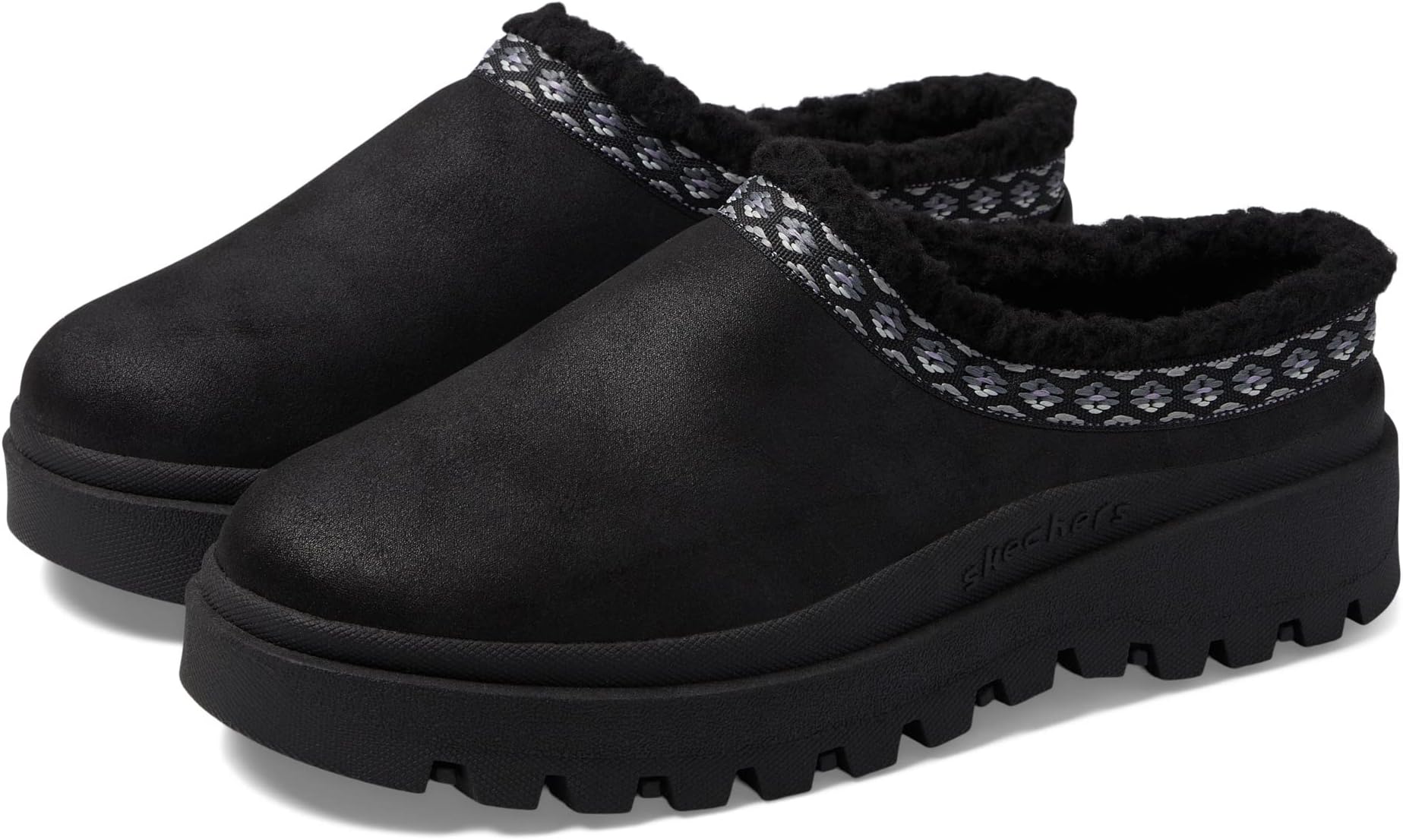 Shindigs - Comfy Hour SKECHERS clogs, Black/Black