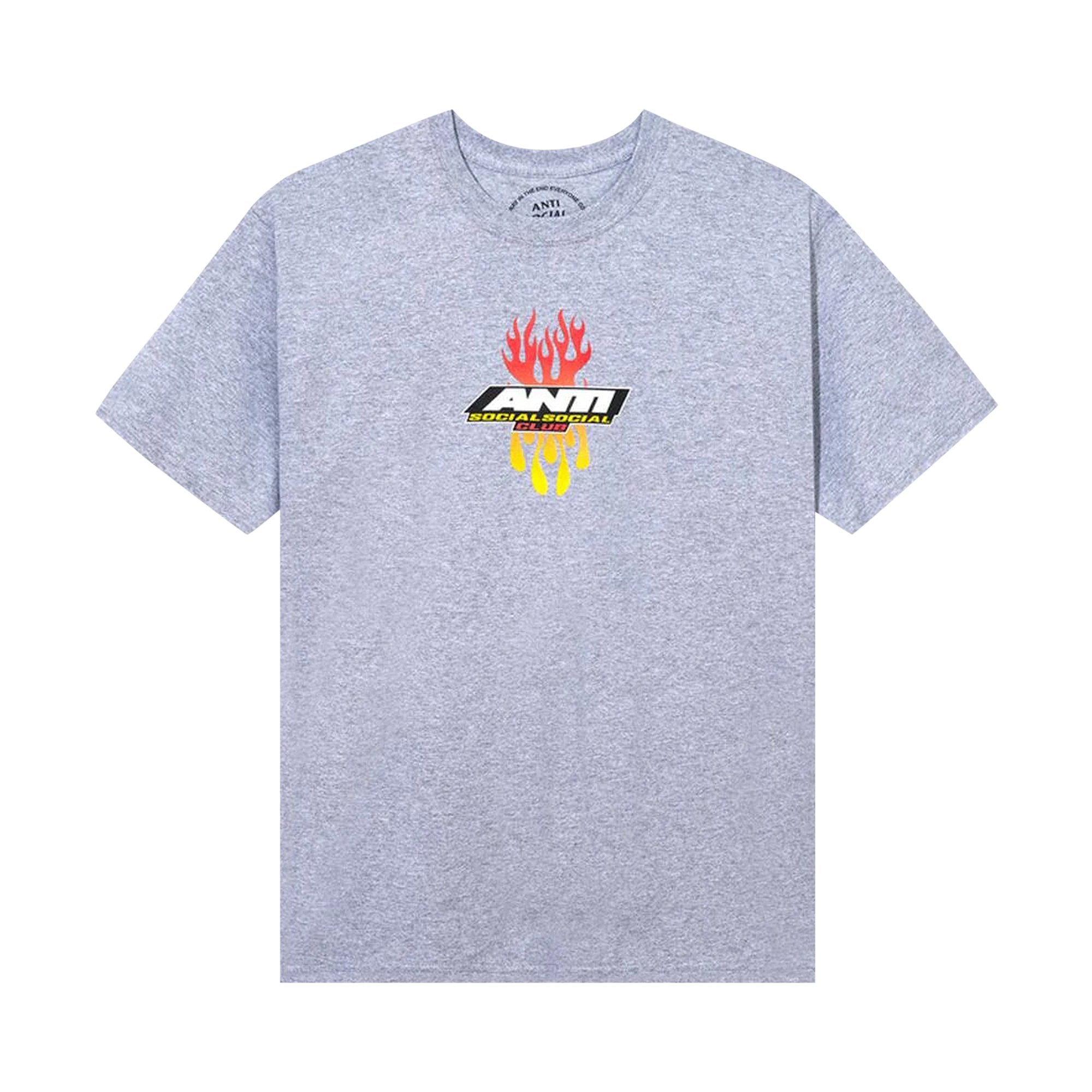 Anti Social Social Club T-Shirt, Hot at First Sight, Gray