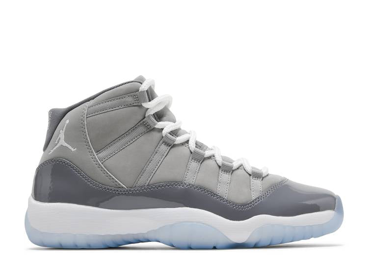 حذاء رياضي AIR JORDAN 11 RETRO GS 'COOL GRAY' 2021، رمادي